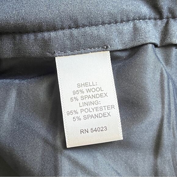 Banana Republic Navy Wool Martin Fit stretch pants size 2 - Picture 9 of 12